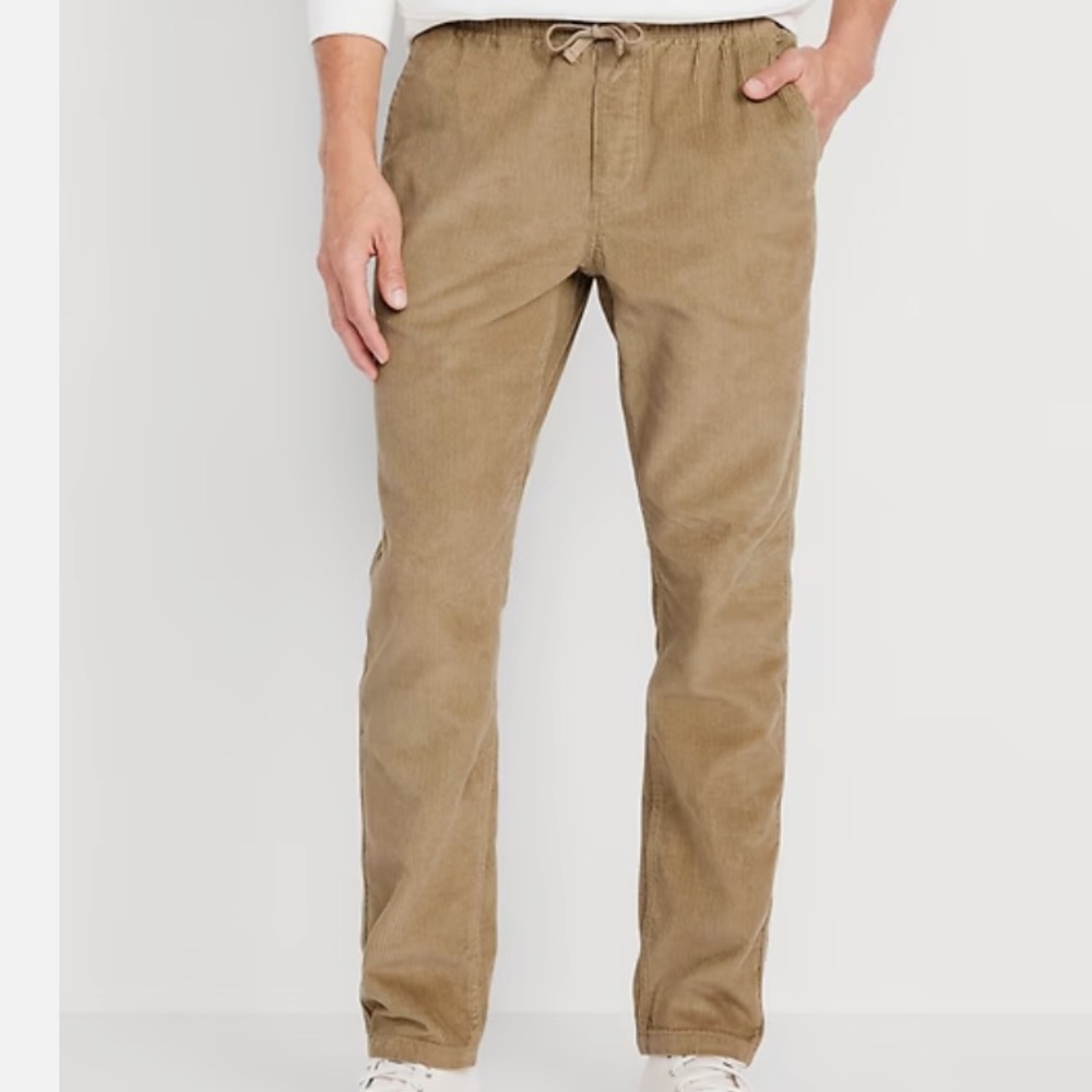 NWT Old Navy Corduroy Straight Pull On Pants